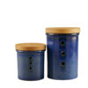2er Set Vorratsdosen "Lapis"mit Deckel aus Eiche (1862)
