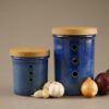 2er Set Vorratsdosen "Lapis"mit Deckel aus Eiche (1862) – Bild 2