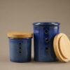 2er Set Vorratsdosen "Lapis"mit Deckel aus Eiche (1862) – Bild 3