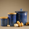 2er Set Vorratsdosen "Lapis"mit Deckel aus Eiche (1862) – Bild 4
